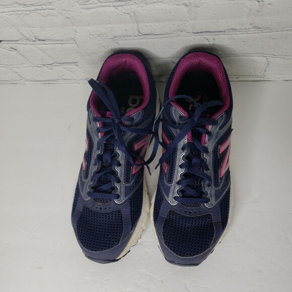 Womans SZ 7.5 NEW BALANCE Blue Purple TECHRIDE 470 Walking Running Sneaker Shoes - Picture 2 of 8